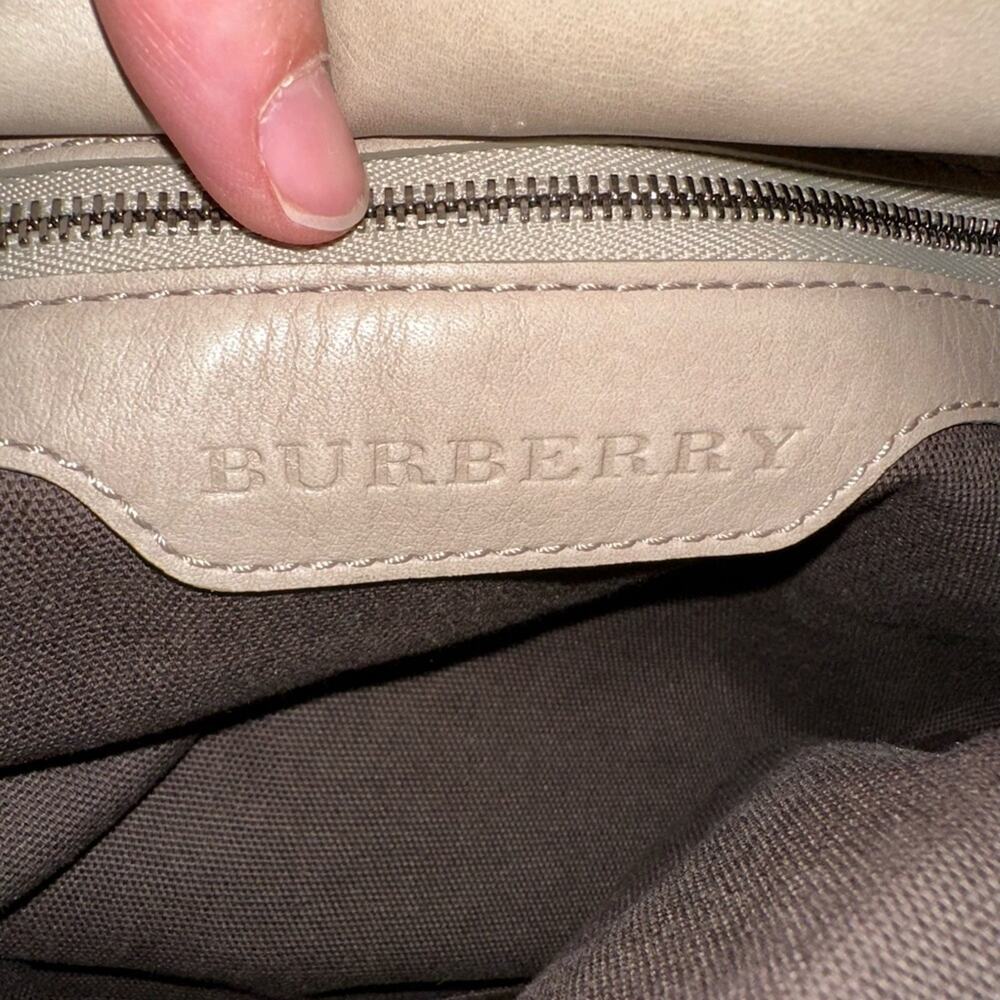 Burberry Smoked Check Medium Walden Belted Hobo Handbag - Picture 12 of 16
